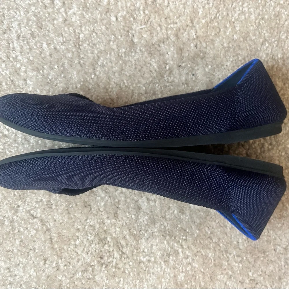 Retired Maritime Navy Rothy Flat Shoes Size 6 - Picture 6 of 8